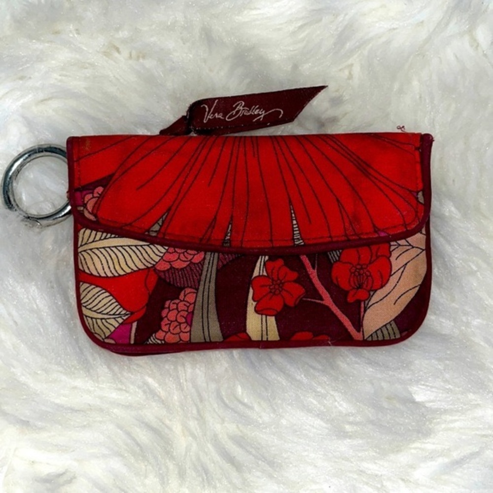 • Vera Bradley Bohemian Blooms Zip ID Wallet
